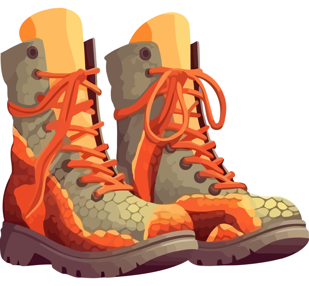 hiking boots element icon isolated png