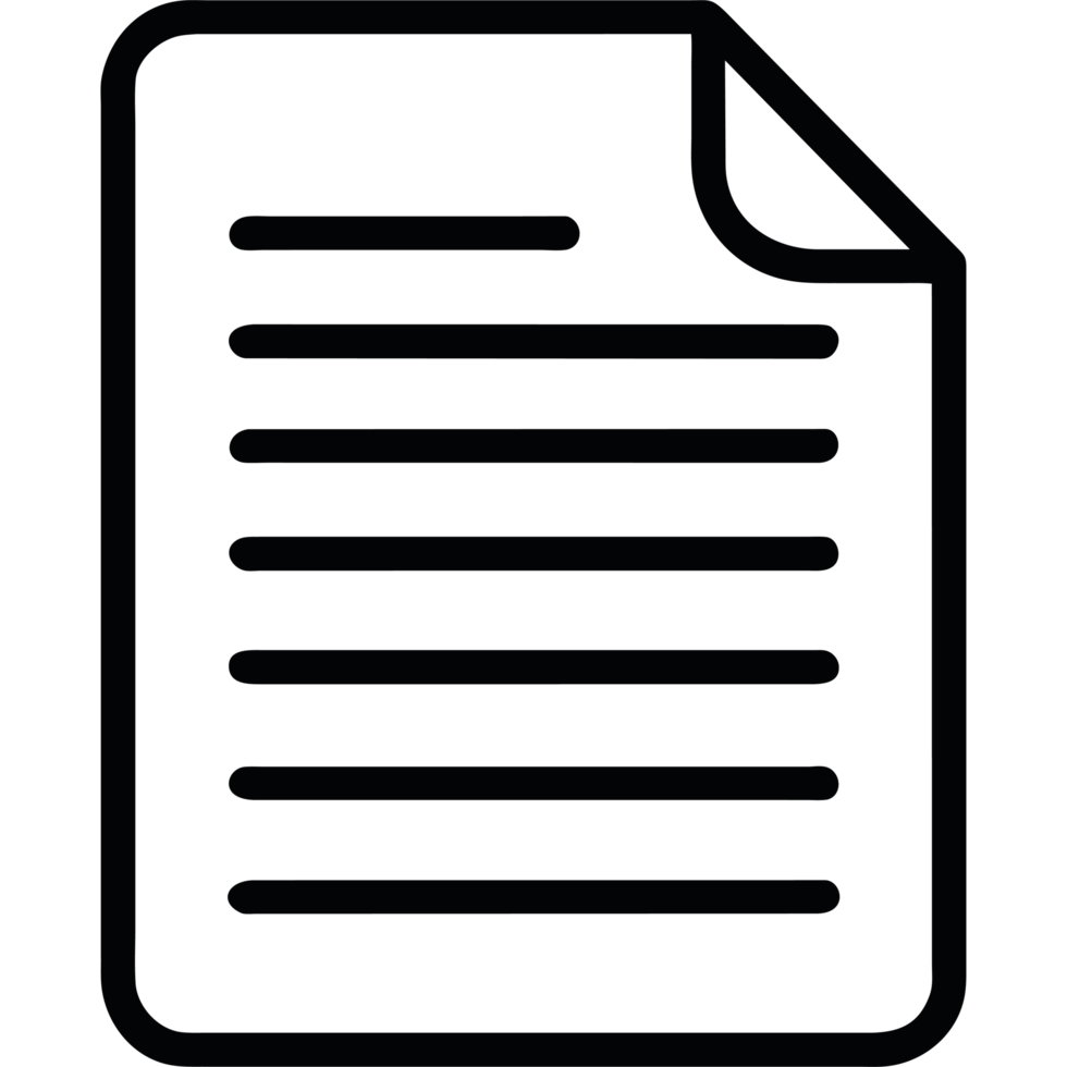 Document element icon isolated png