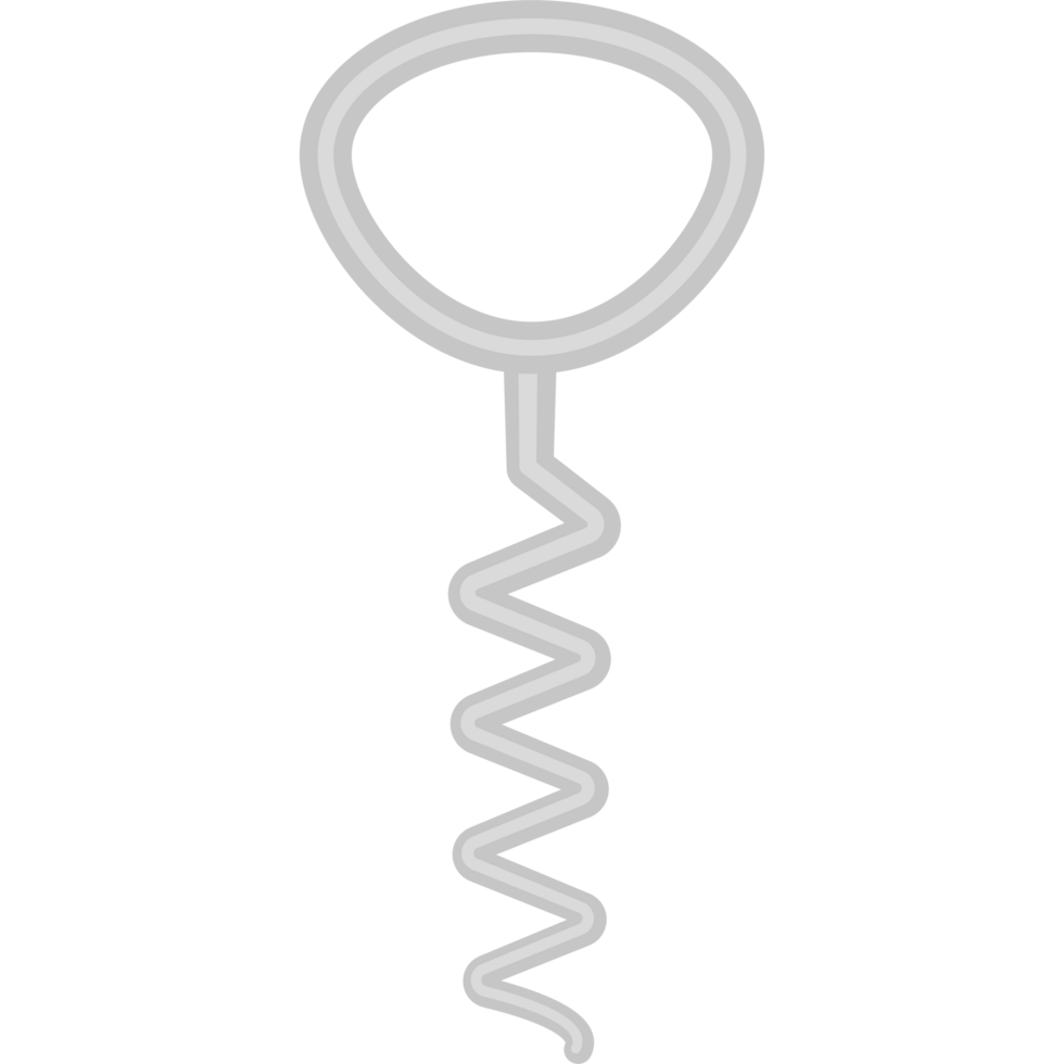corkscrew element icon isolated png