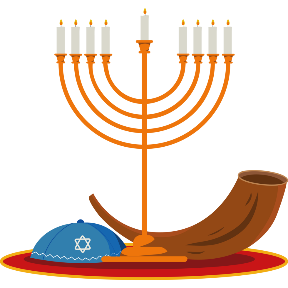 yom kippur traditional element icon isolated png