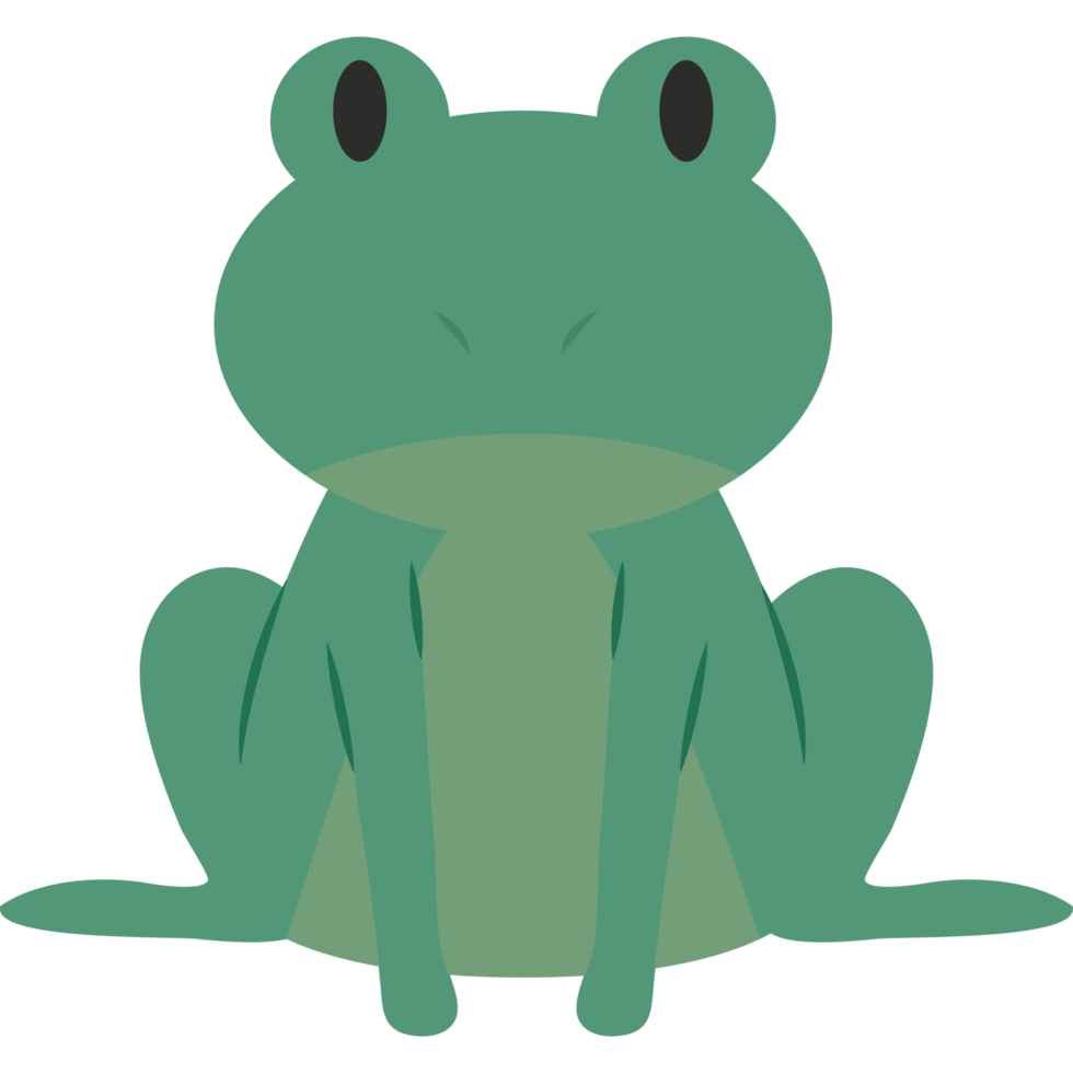 Cute Frog element icon isolated png