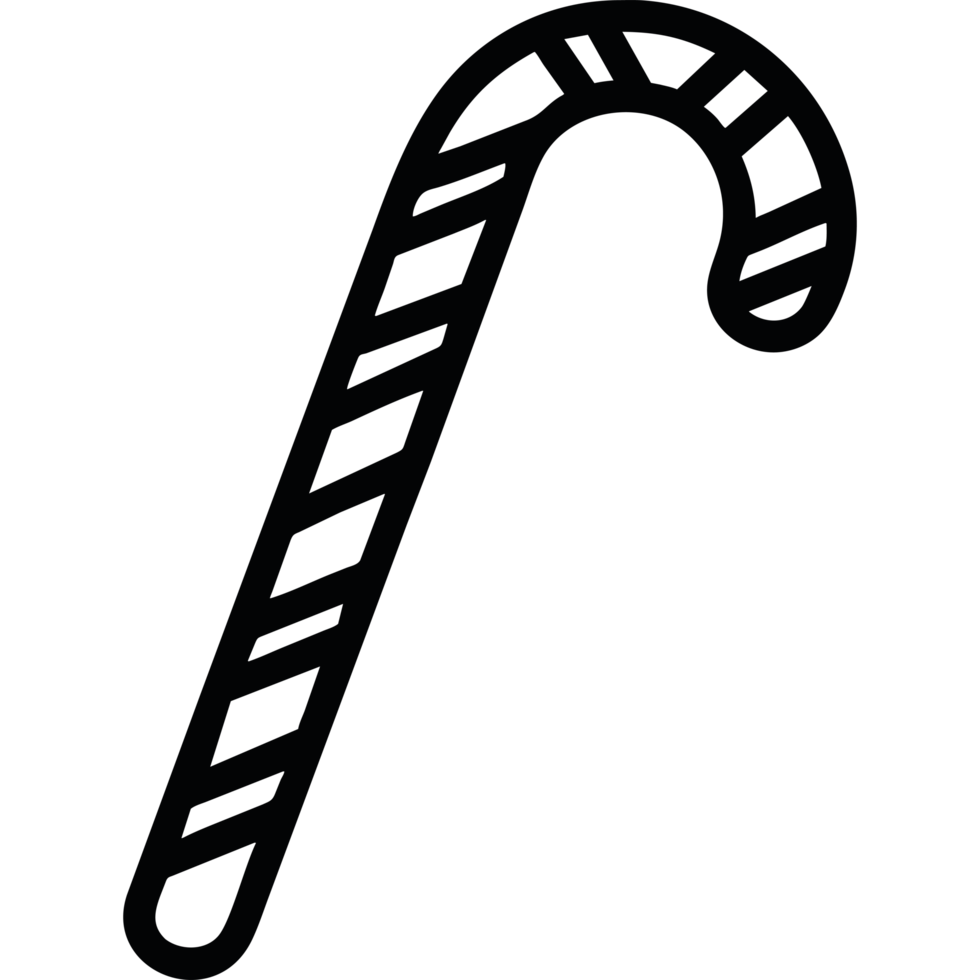 Candy cane element icon isolated png