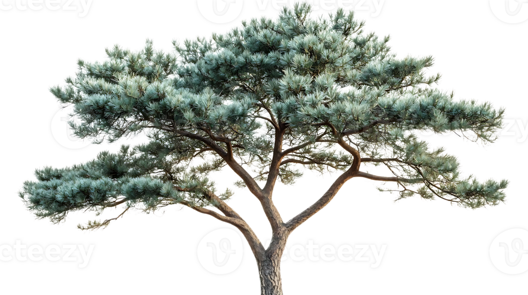 Pine Tree with Transparent Background, Ideal for Design Projects png