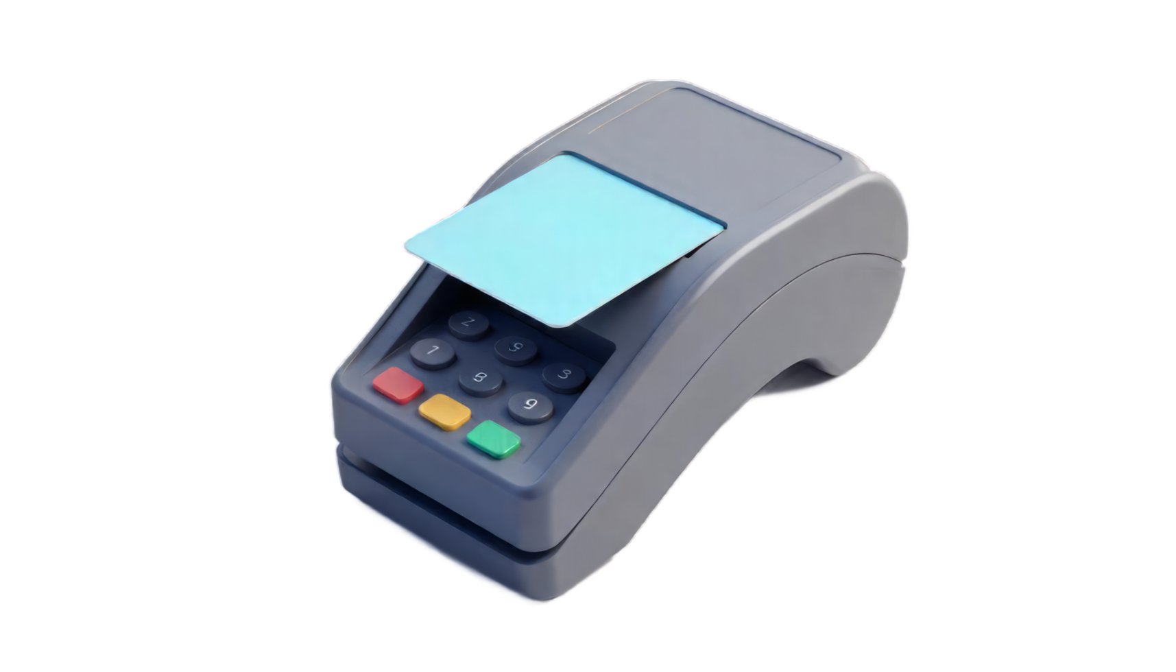 Modern Payment Technology. A Closeup of a Credit Card Reader Device png