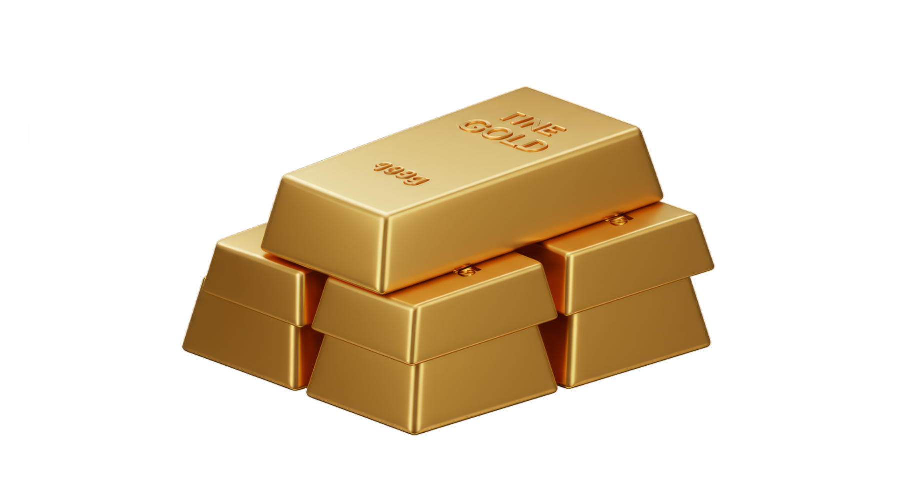 A Stack of Gleaming Gold Bars. Wealth, Luxury, and Financial Success1 png