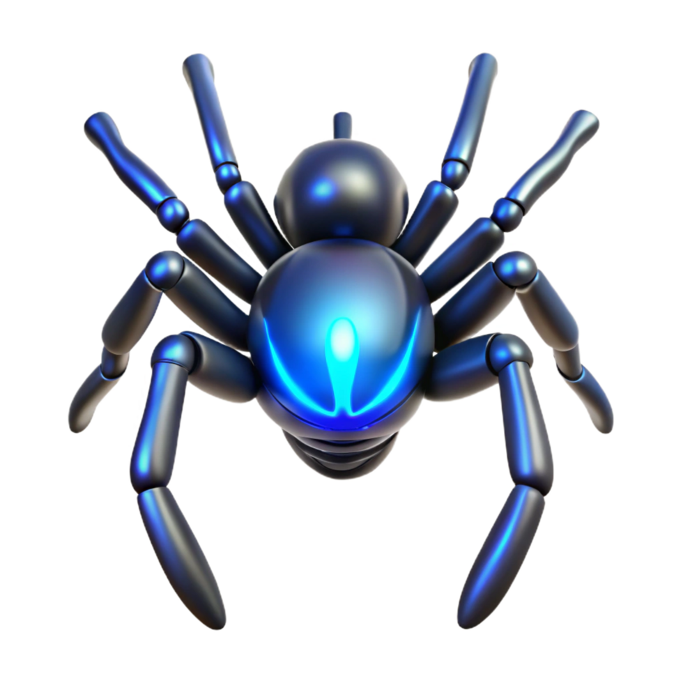 3D Render of a Cybernetic Tarantula png