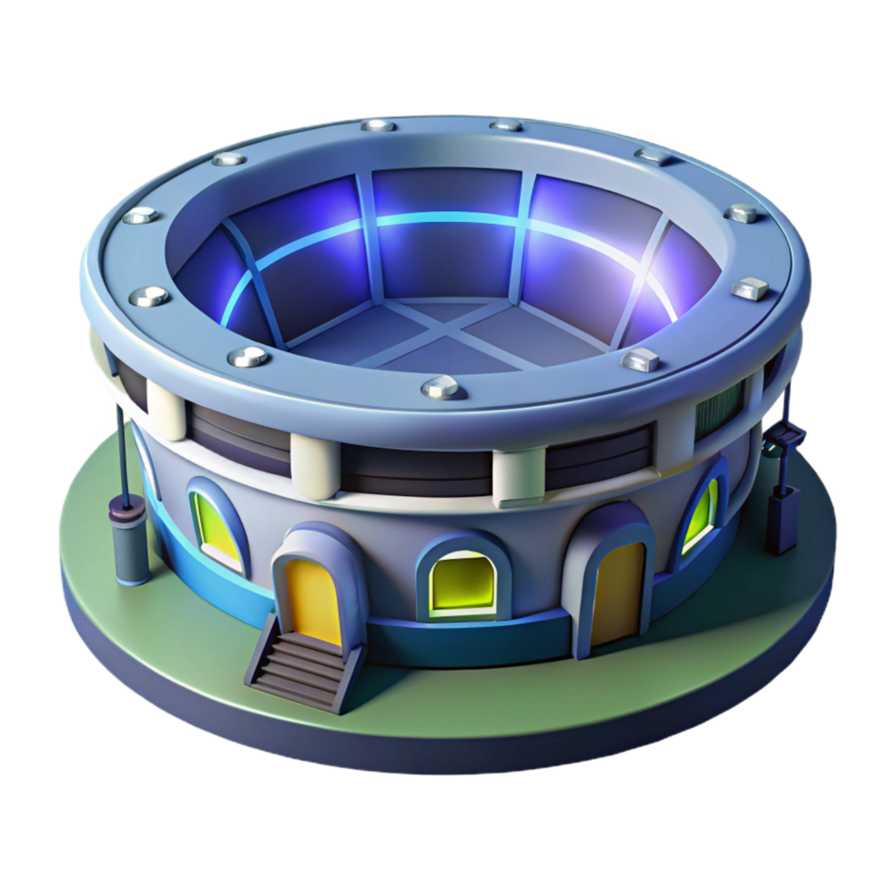 3D Cartoon Arena Illustration png