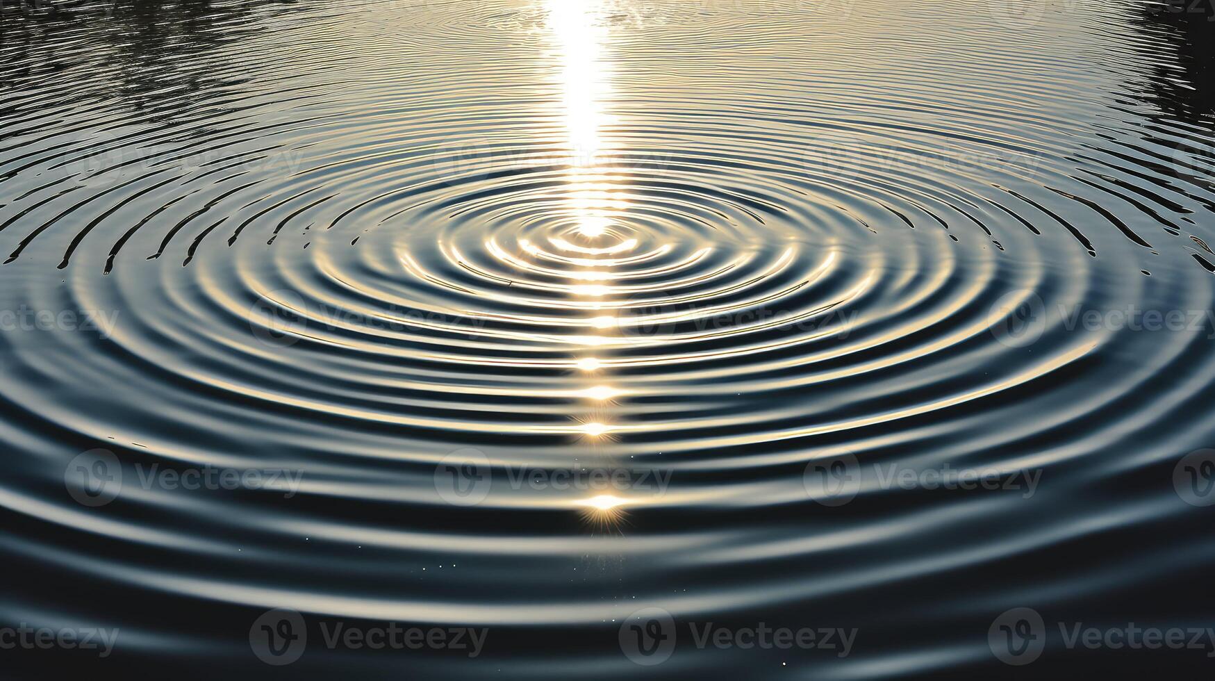 concentric ripples of water photo