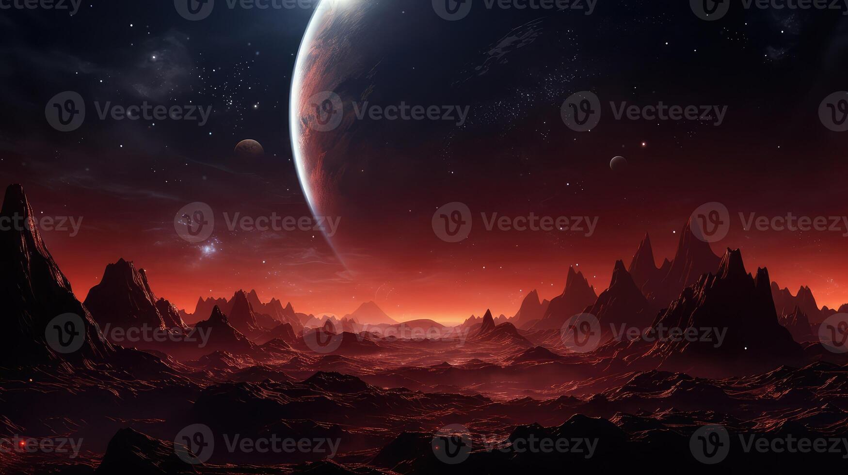 planet red universe photo