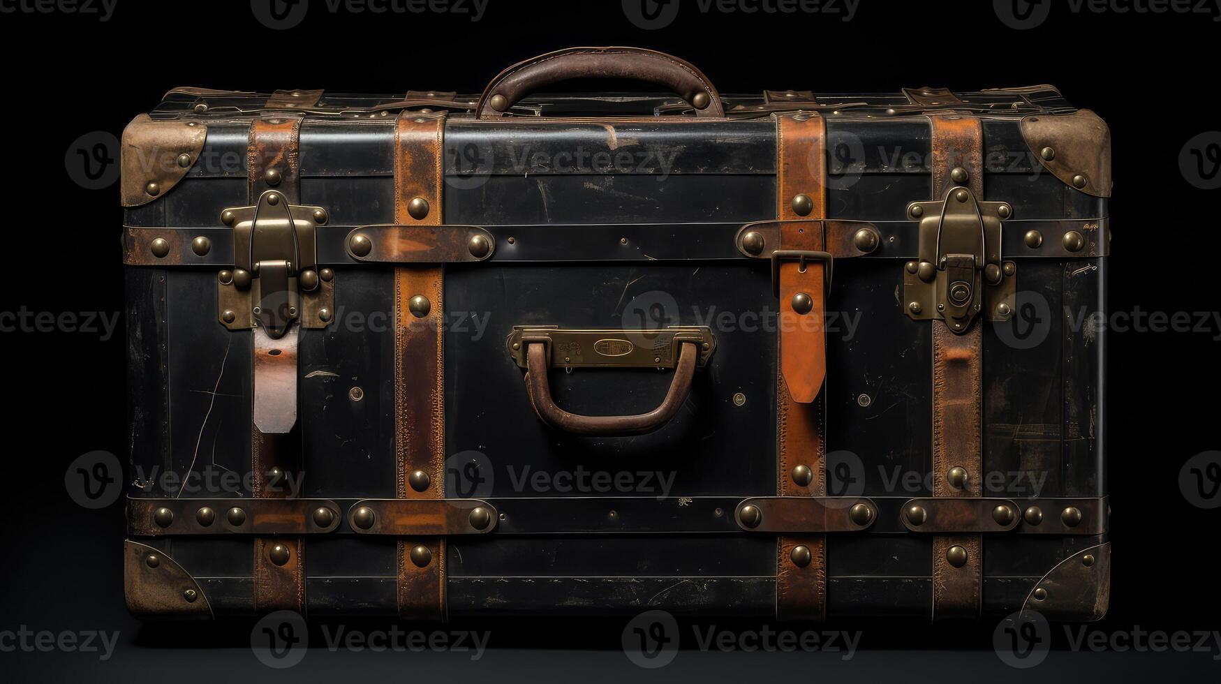 vintage quartz black background photo