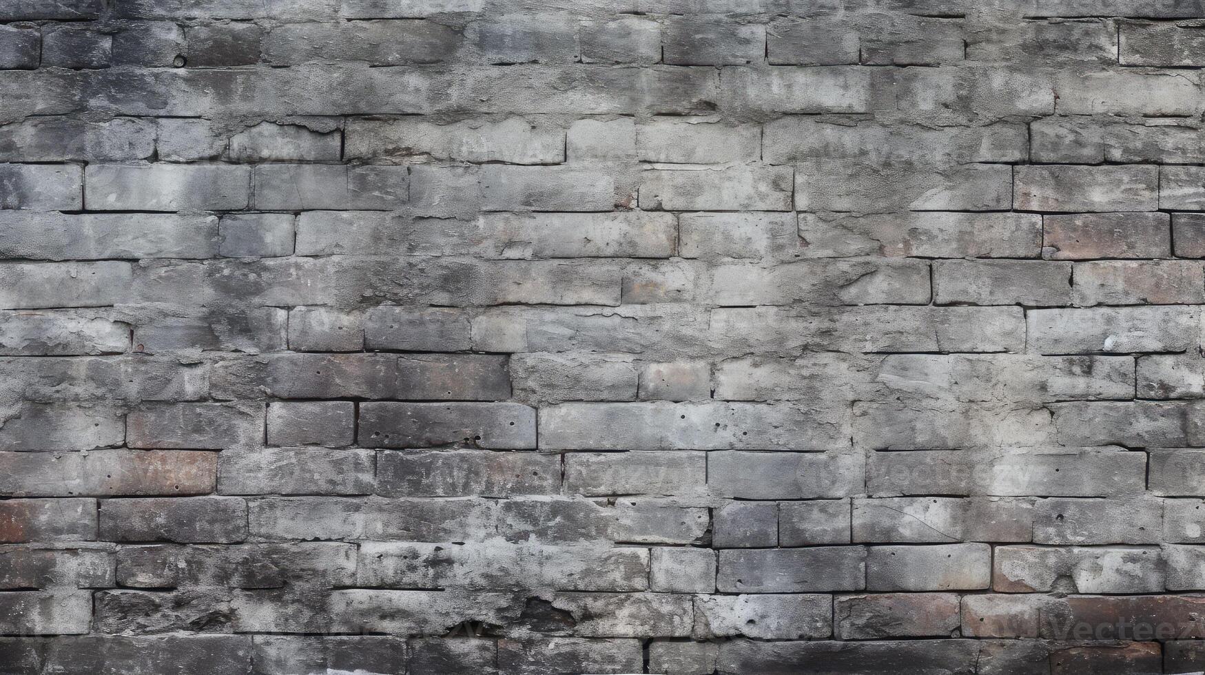 moss gray brick wall photo