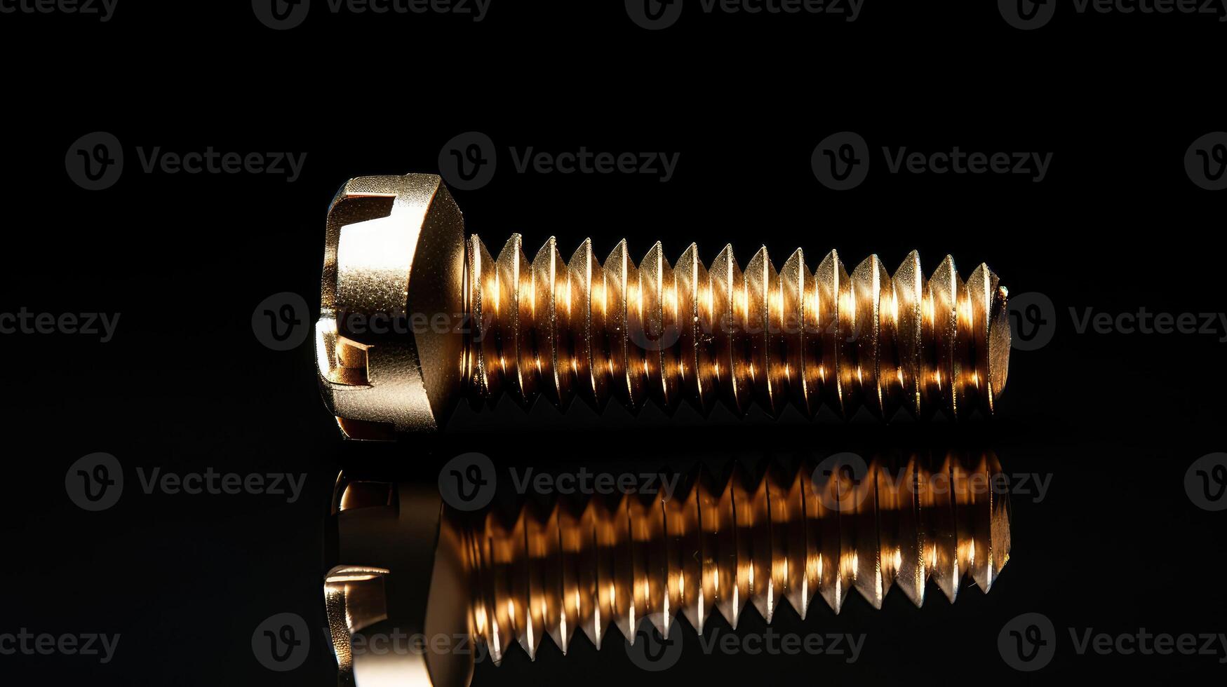 close gold screws photo