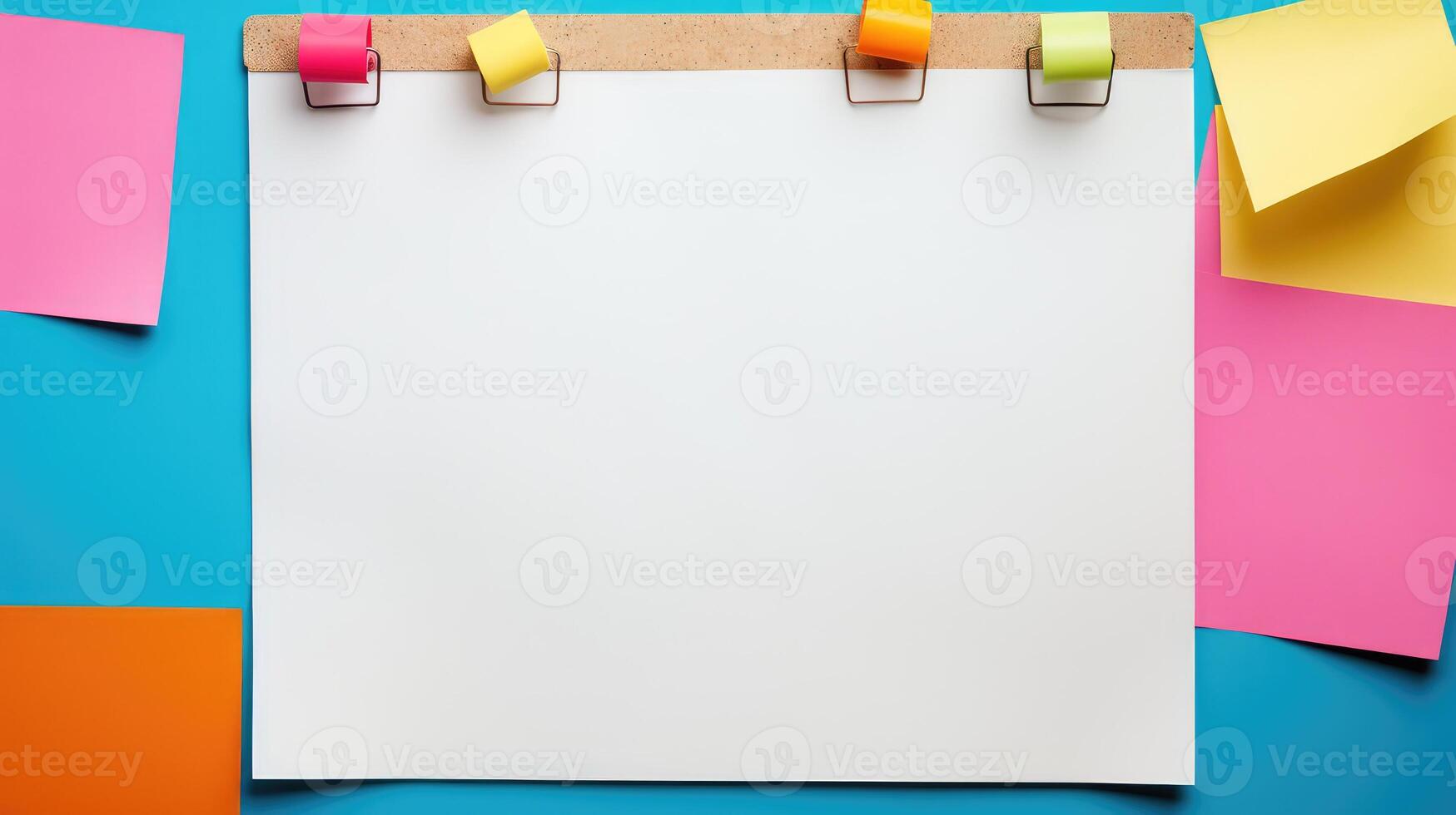 notes blank white paper photo