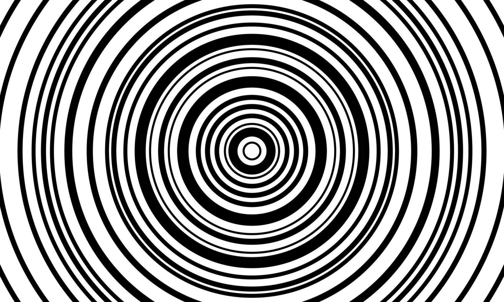 Retro black and white geometric pattern background, abstract spiral lines art. swirl lines. vector