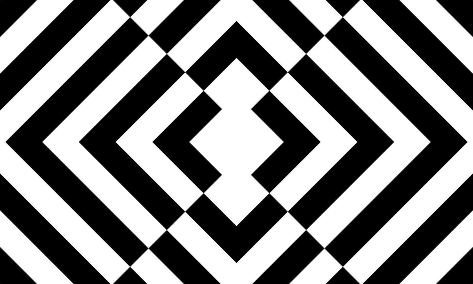 Retro black and white geometric pattern background, abstract triangle and square lines art. arrow pattern vintage style. vector