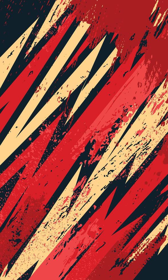 Abstract grunge brush stroke background for sublimation sports jersey vector