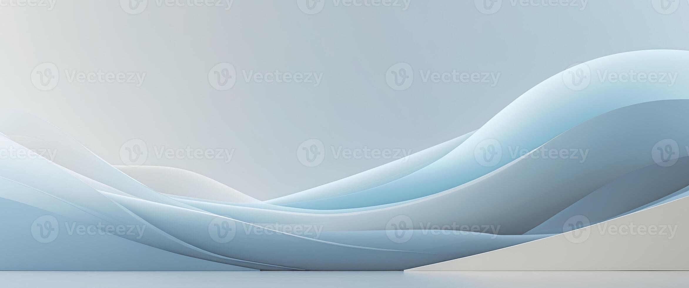 Modern clean background featuring soft gradients of light blue and gray with a touch of white for a futuristic feel. photo