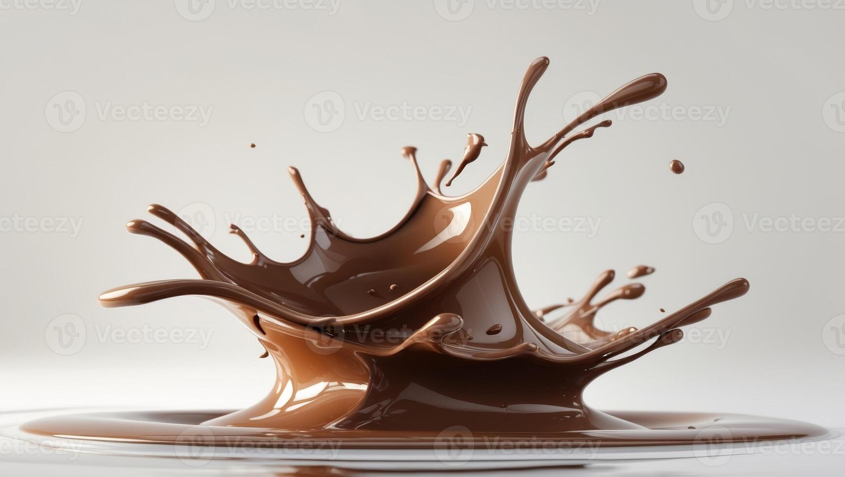 Luxurious Chocolate Splash - Abstract Design in Motion photo