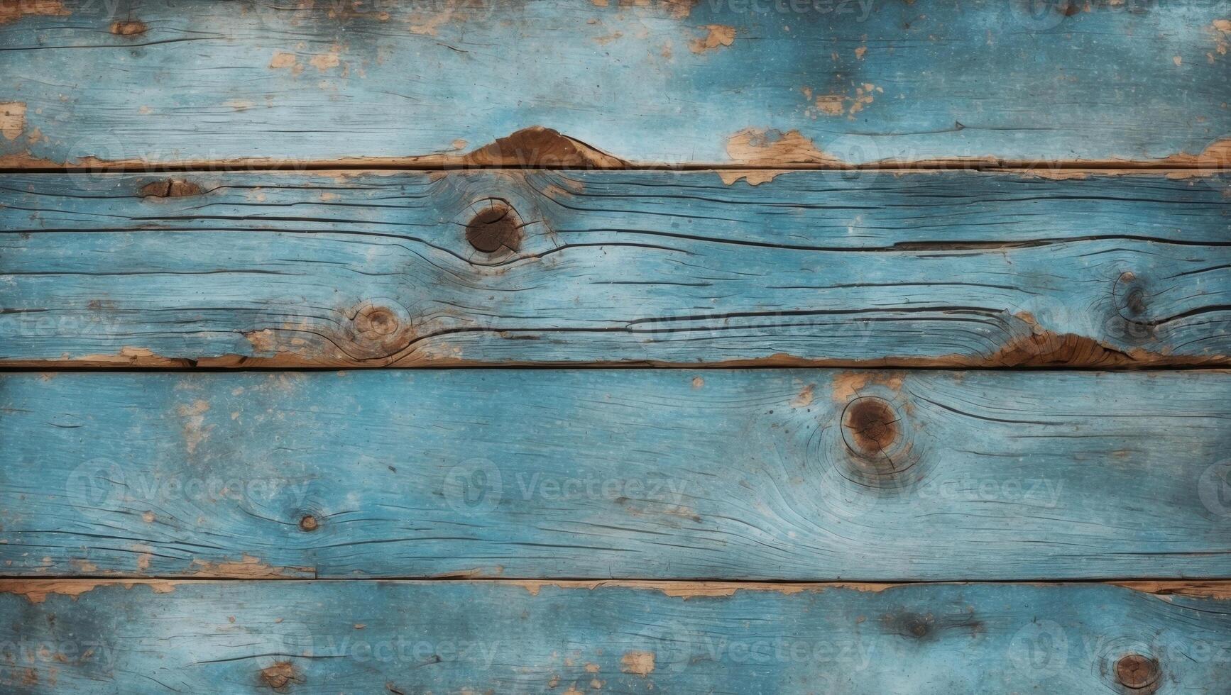 Rustic blue wooden planks background for design and decoration with natural texture and vintage feel. photo