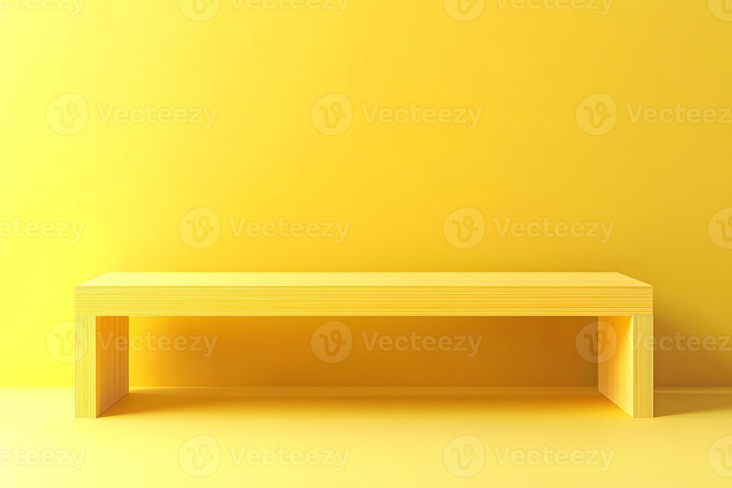 Yellow Table and Wall photo