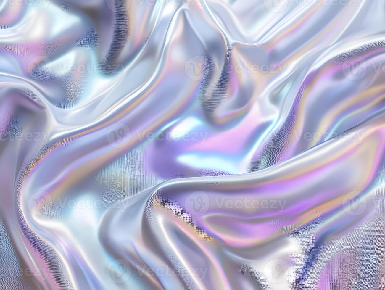 Close-up of Iridescent Fabric Drape photo