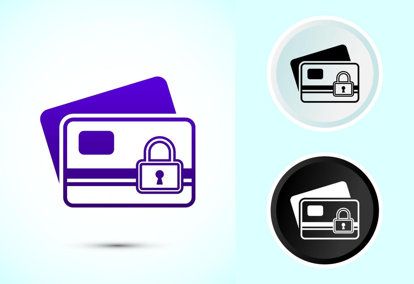 Secure payment icon design, Payment safety sign for website, logo vector