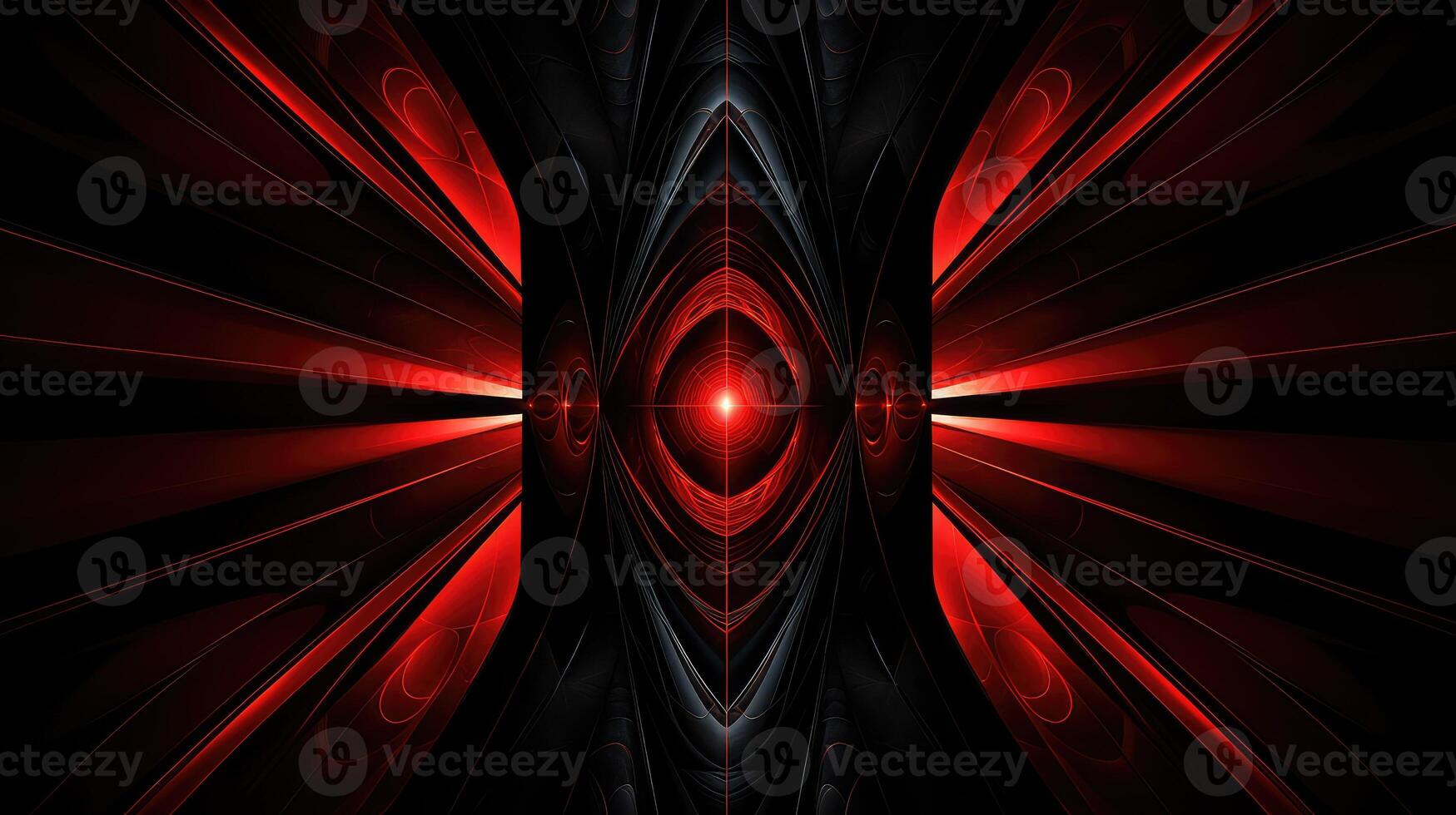 geometric black red abstract photo