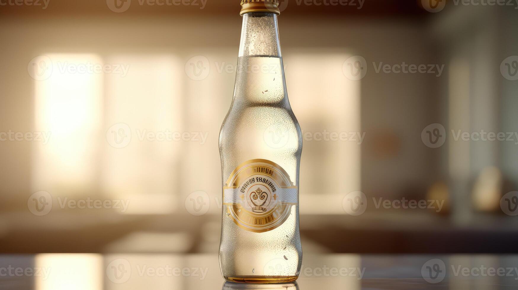 condensation clear beer bottle photo
