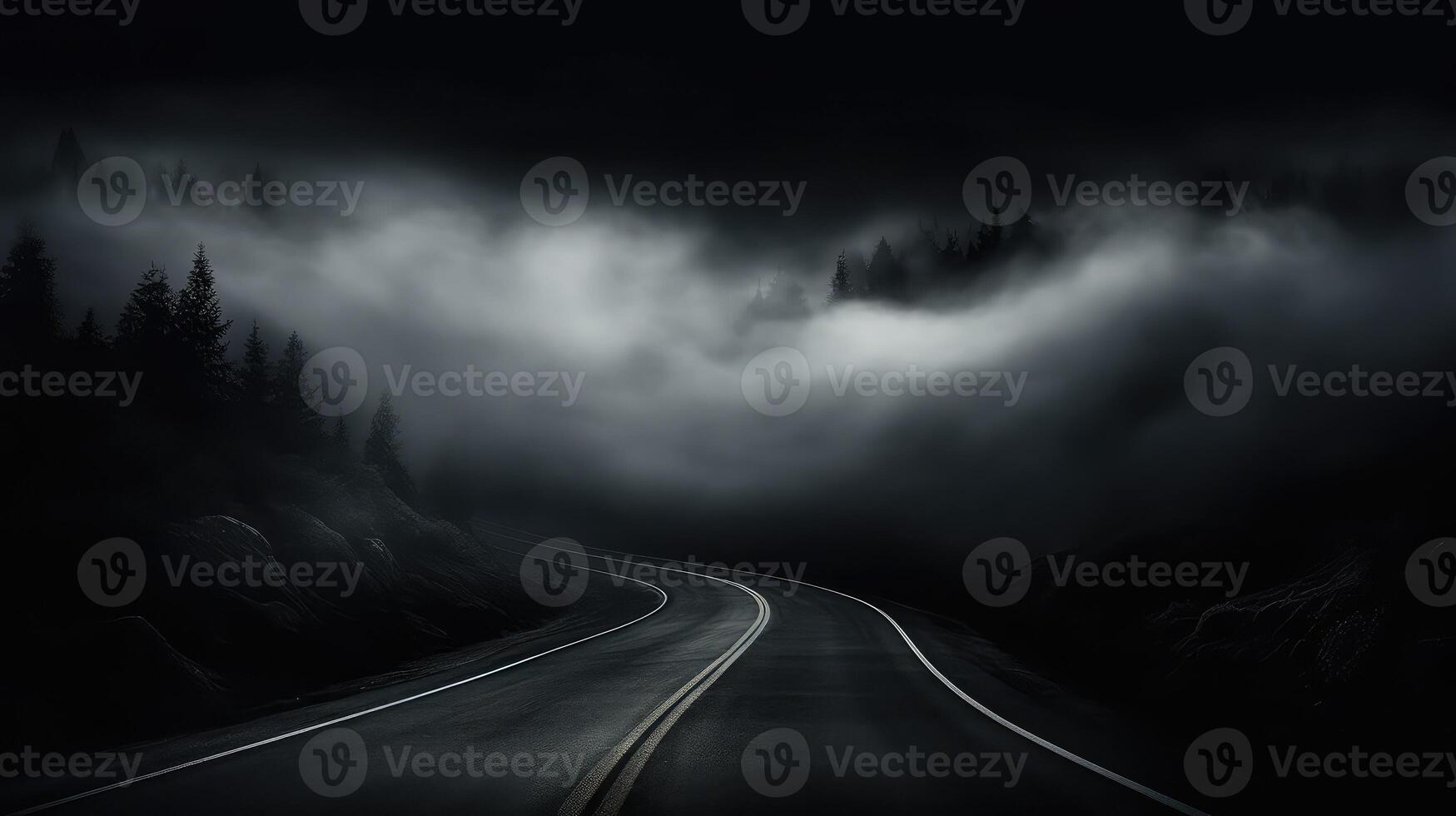 uncertainty fog black background photo