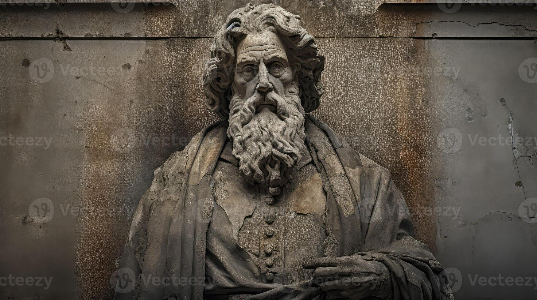 statue old stone texture photo