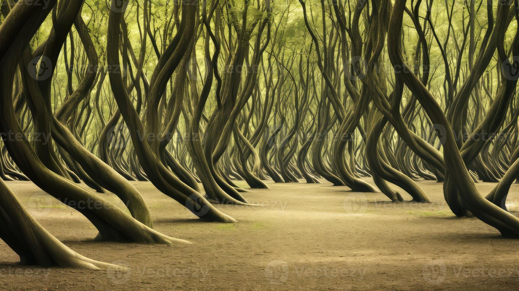 nature abstract trees photo