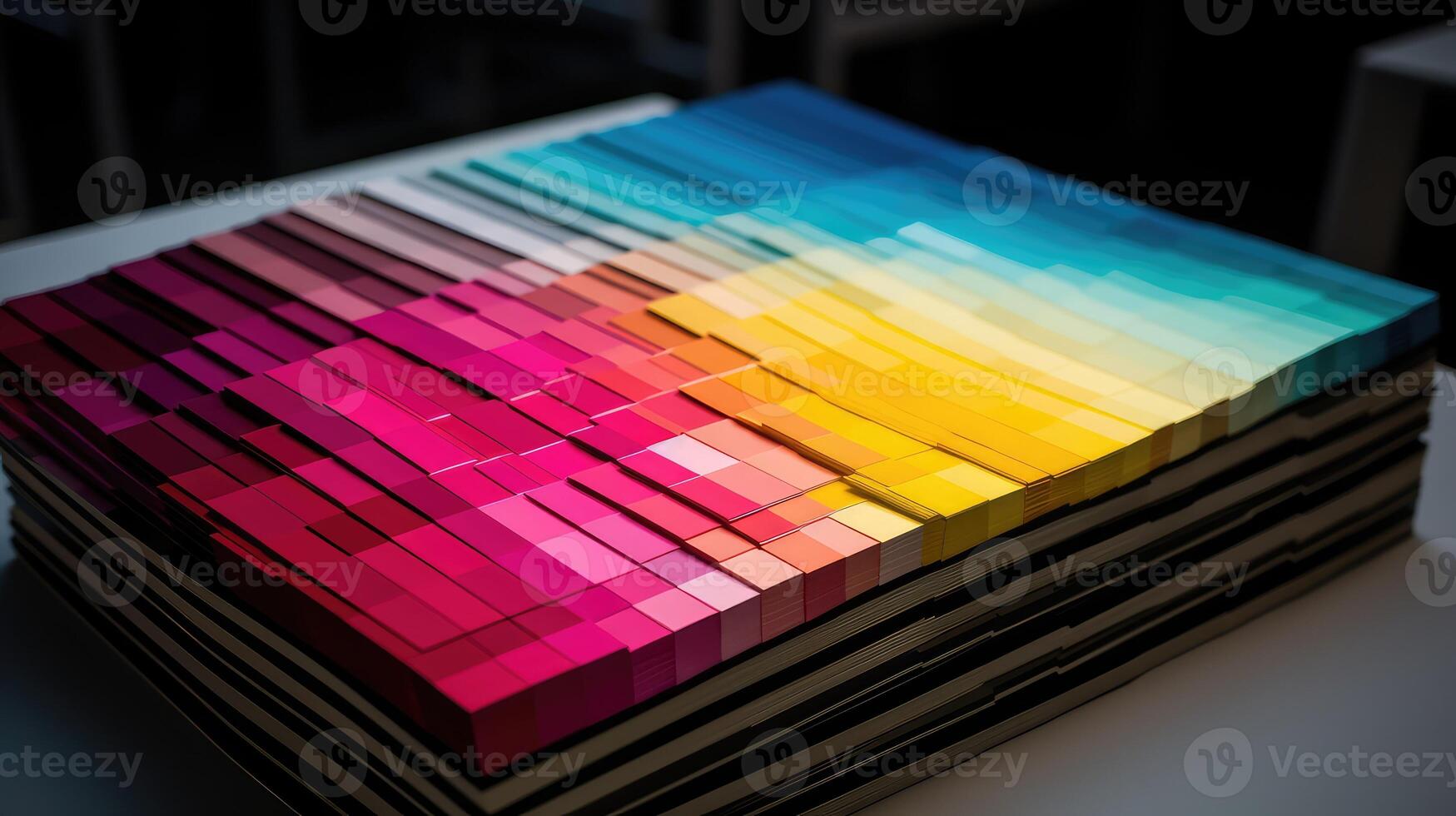 gradient cmyk color table photo