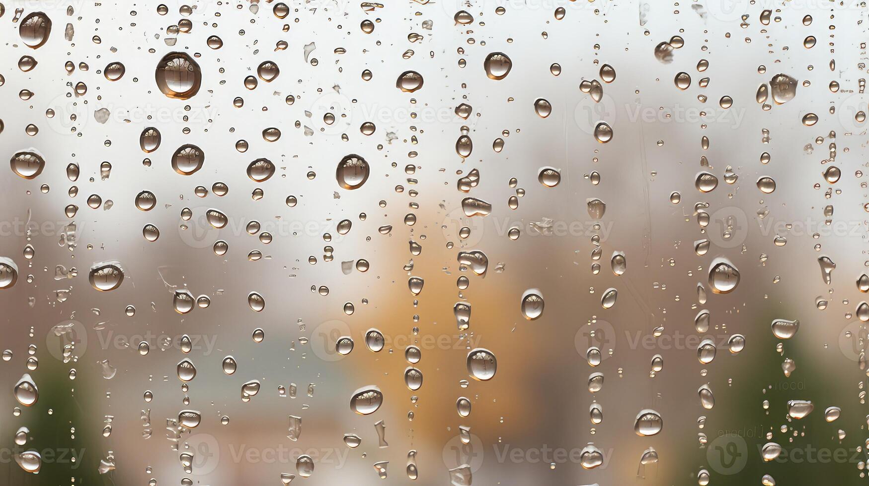 hang water drips on window photo