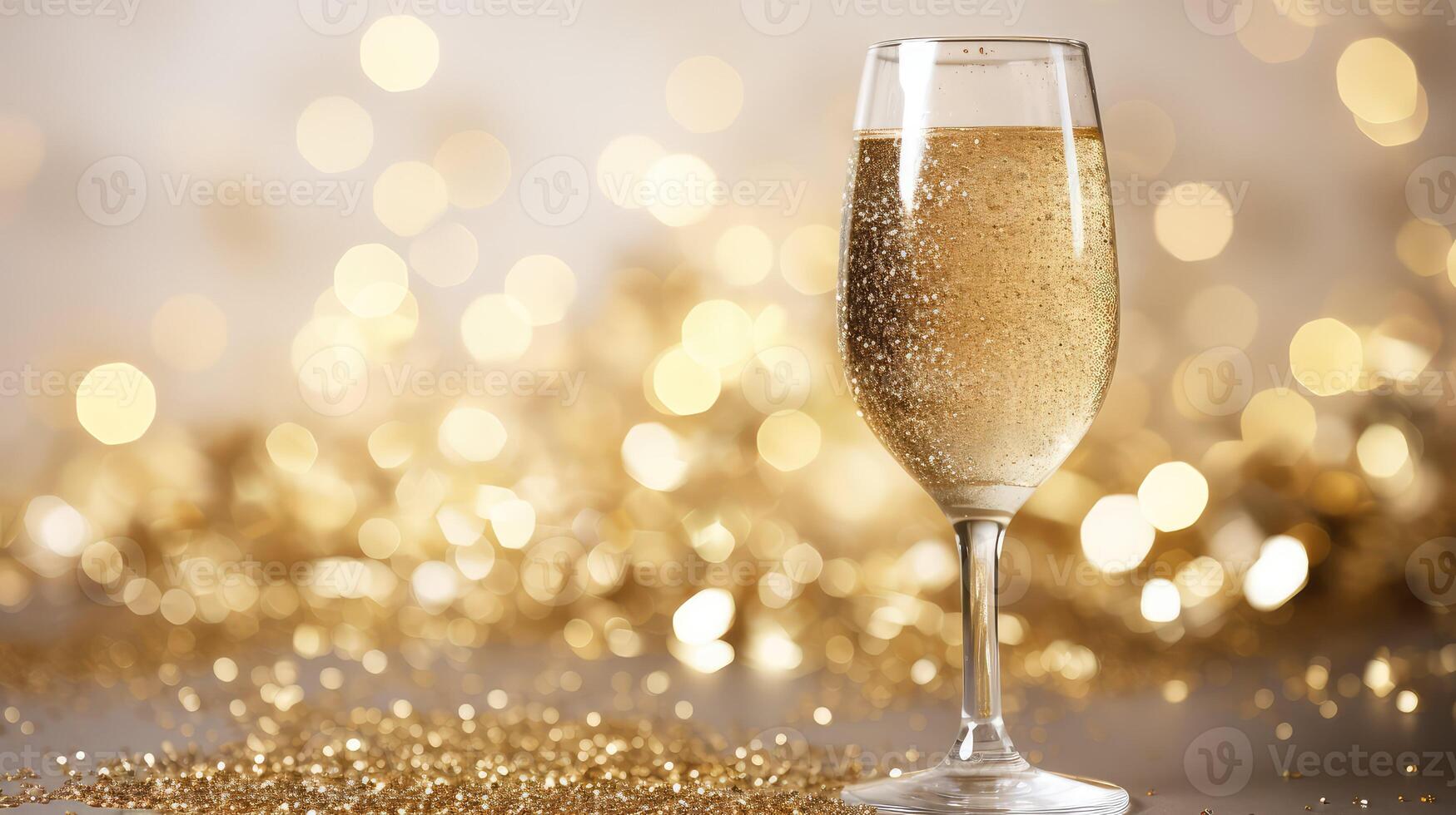 glitter gold effect text photo