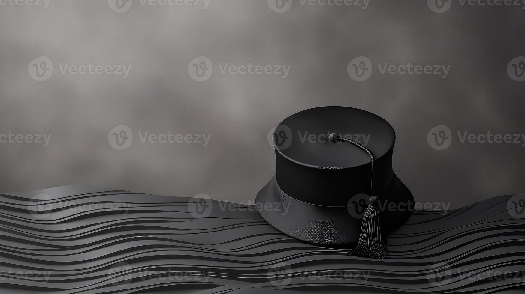 ceremony black graduation hat photo