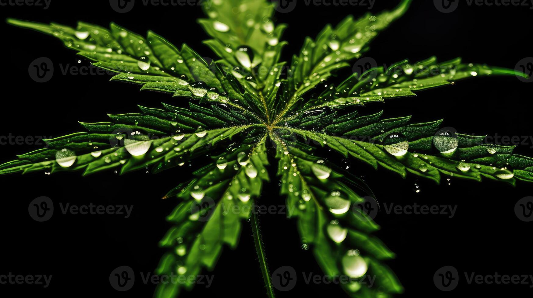 photo single marijuana leaf