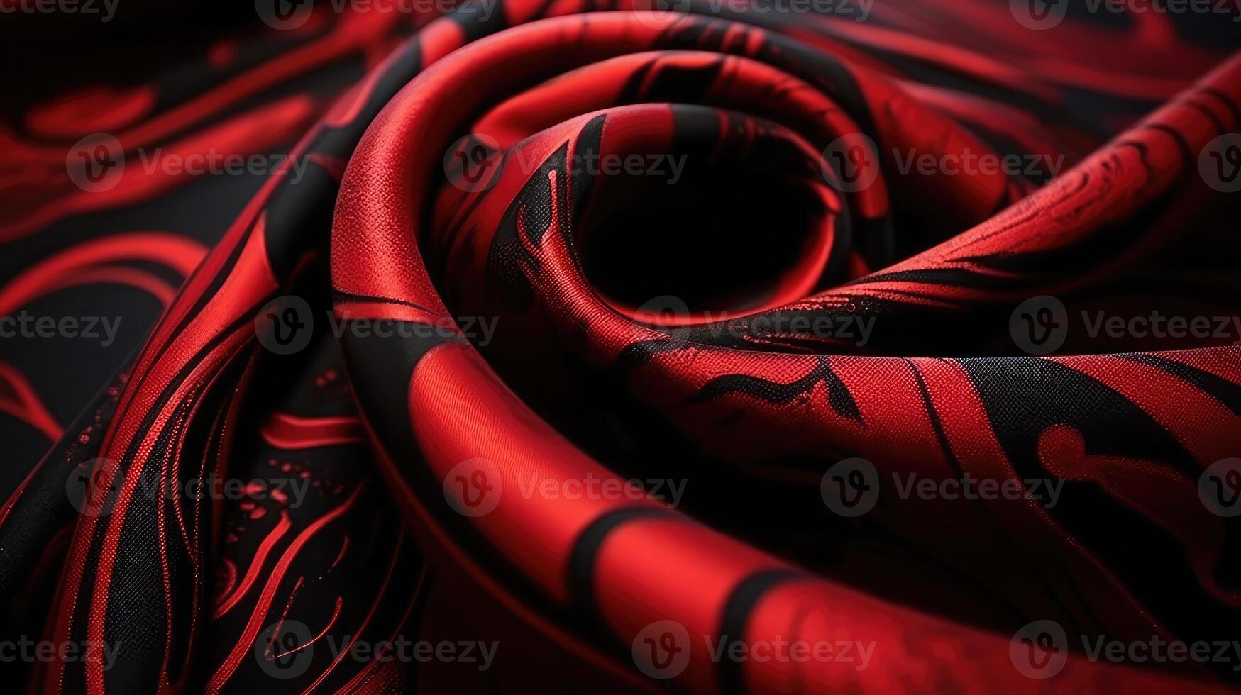 bold red and black abstract photo