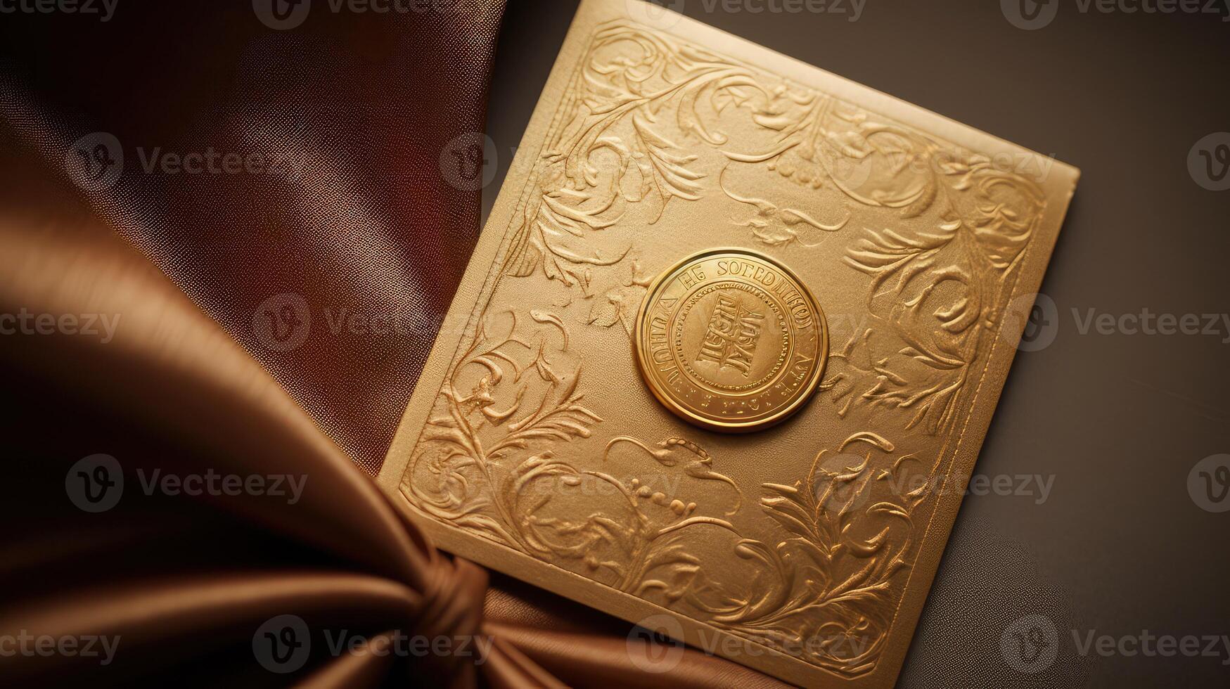 wax gold save the date photo
