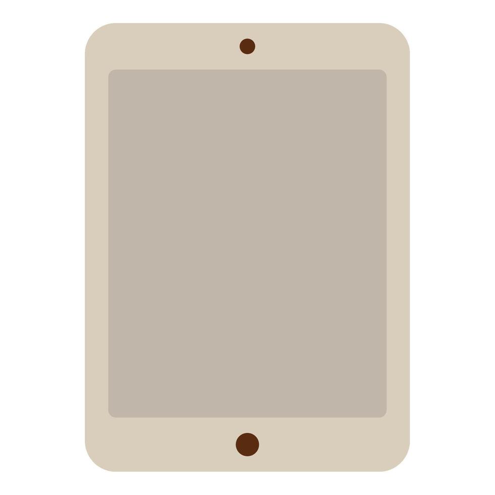 Stylish Touchscreen Tablet for Everyday Use vector