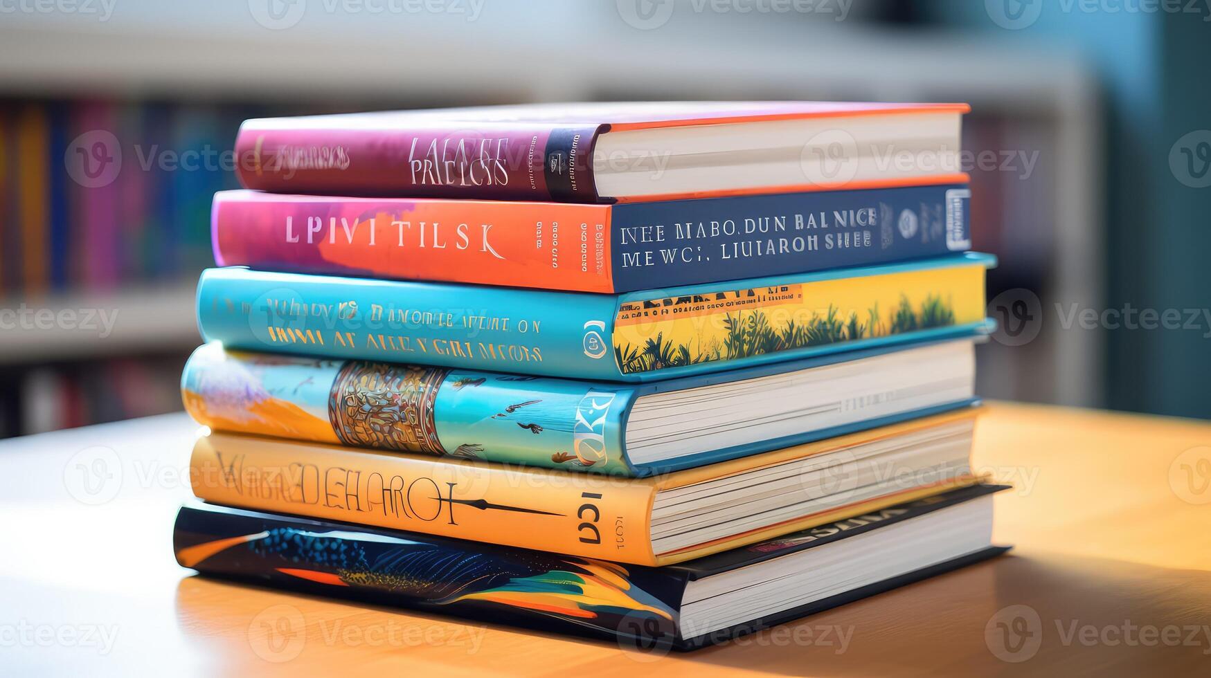 bestsellers stack of new books photo