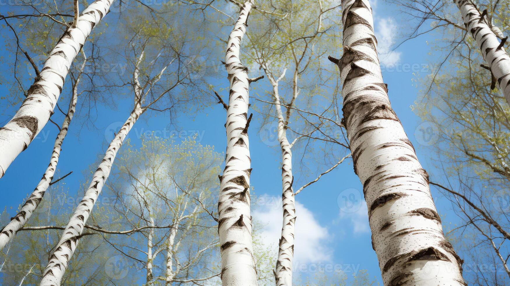 bark white birch texture photo