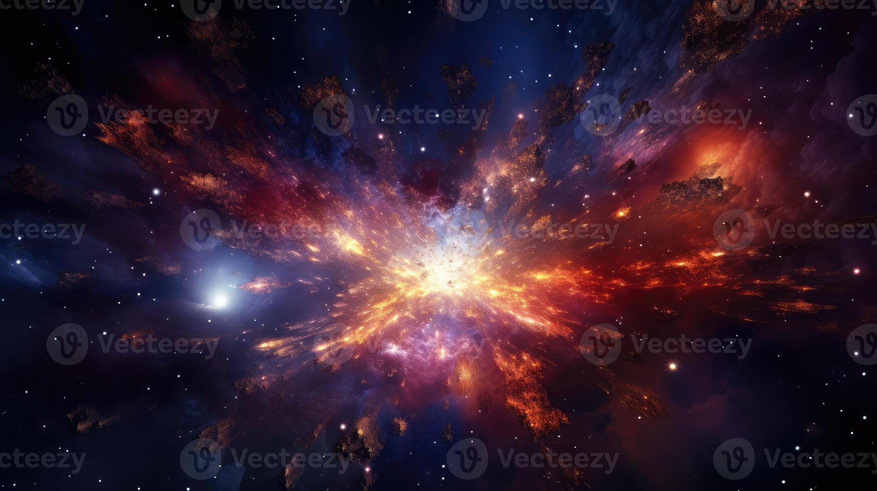brightness stars exploding photo