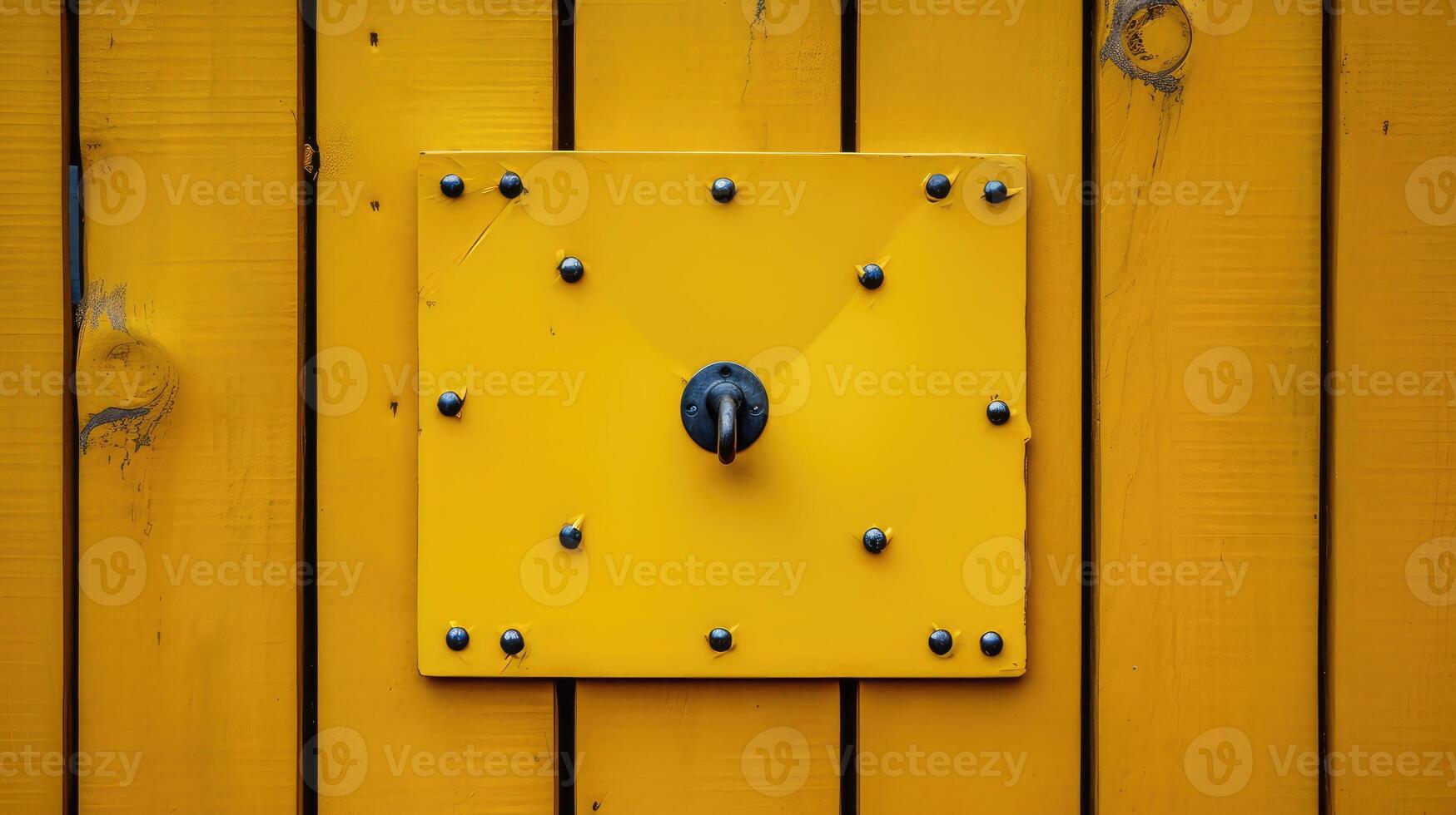 installation metal plate with screws photo