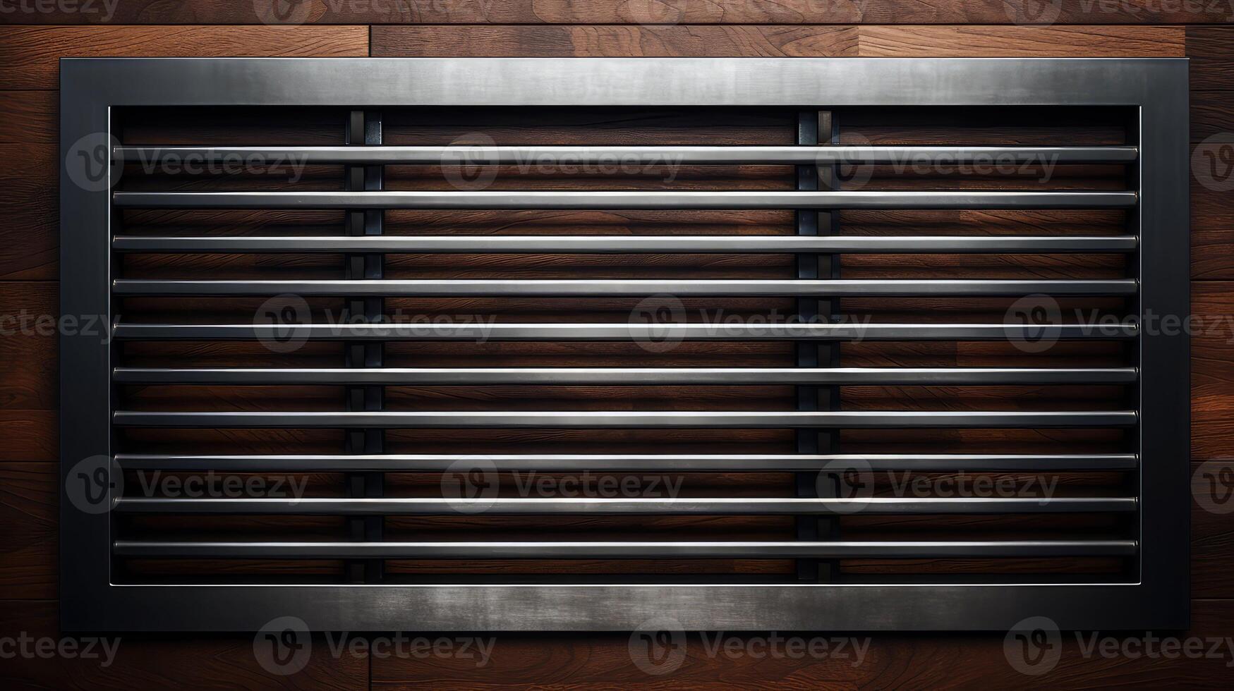 polished wood and metal background photo