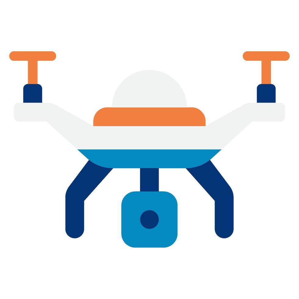 Compact Drone for Aerial Photography and Exploration vector