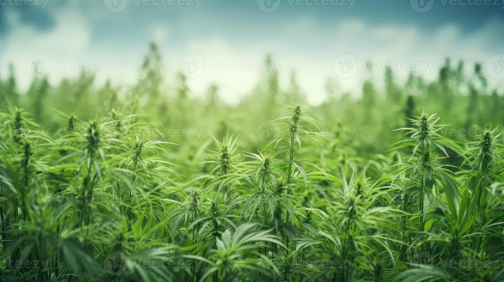 field hemp leaf background photo