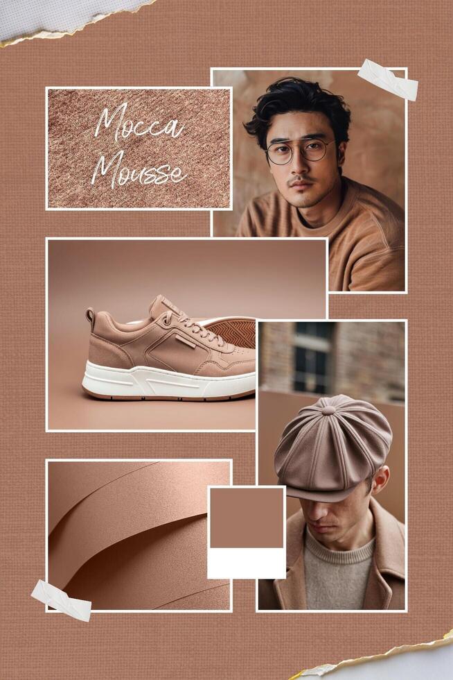 mocca mousse pinterest pin cover moodboard template