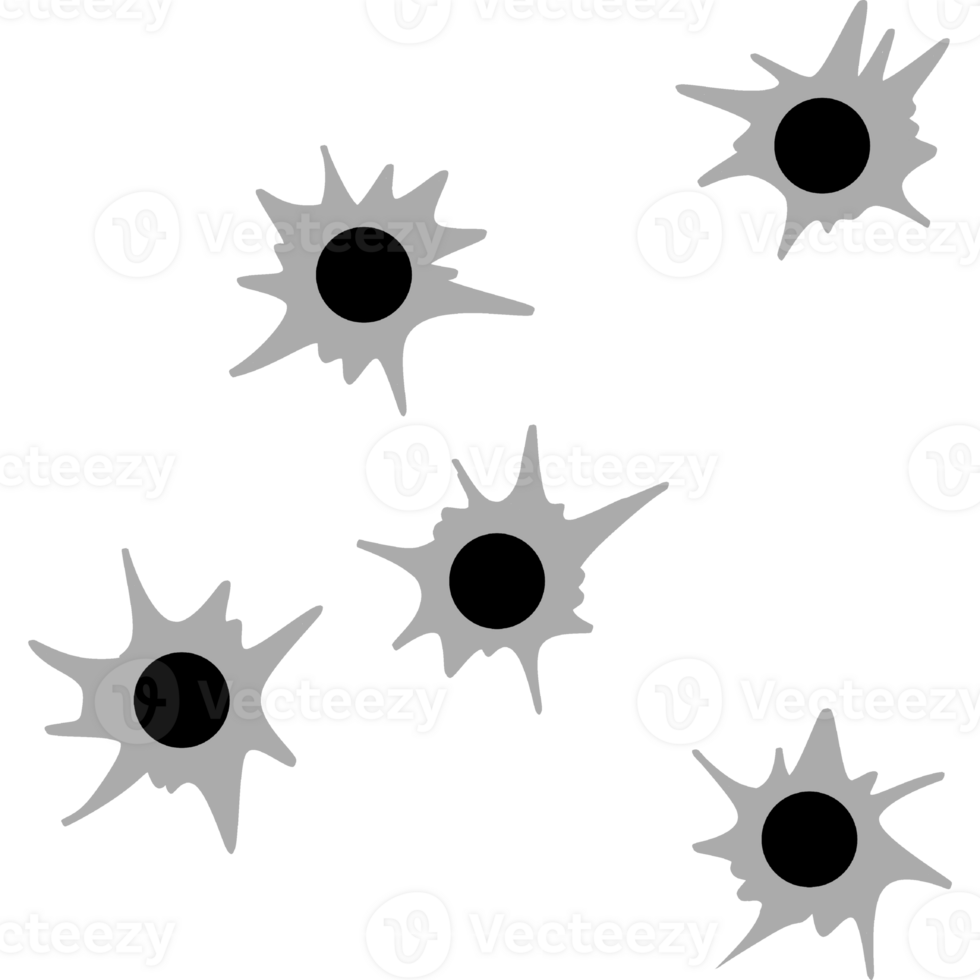 Bullet holes hitting the wall. gunshots holes. bombshell png