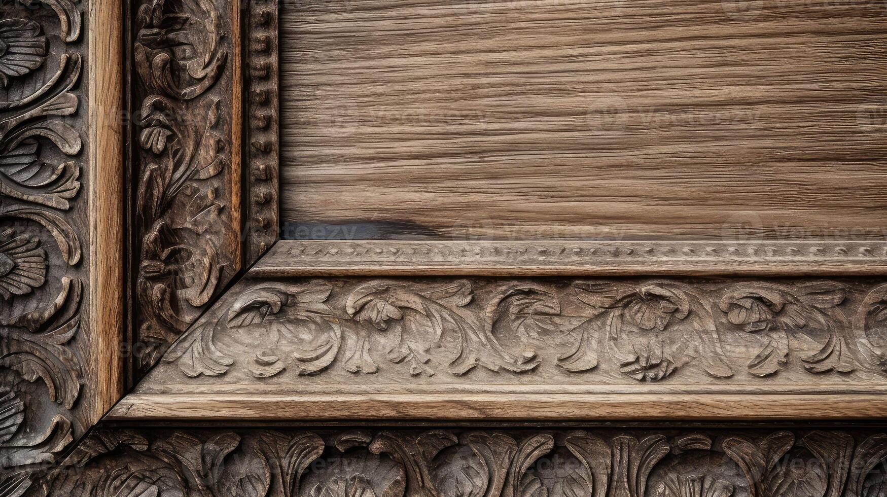 antique old wood frame photo