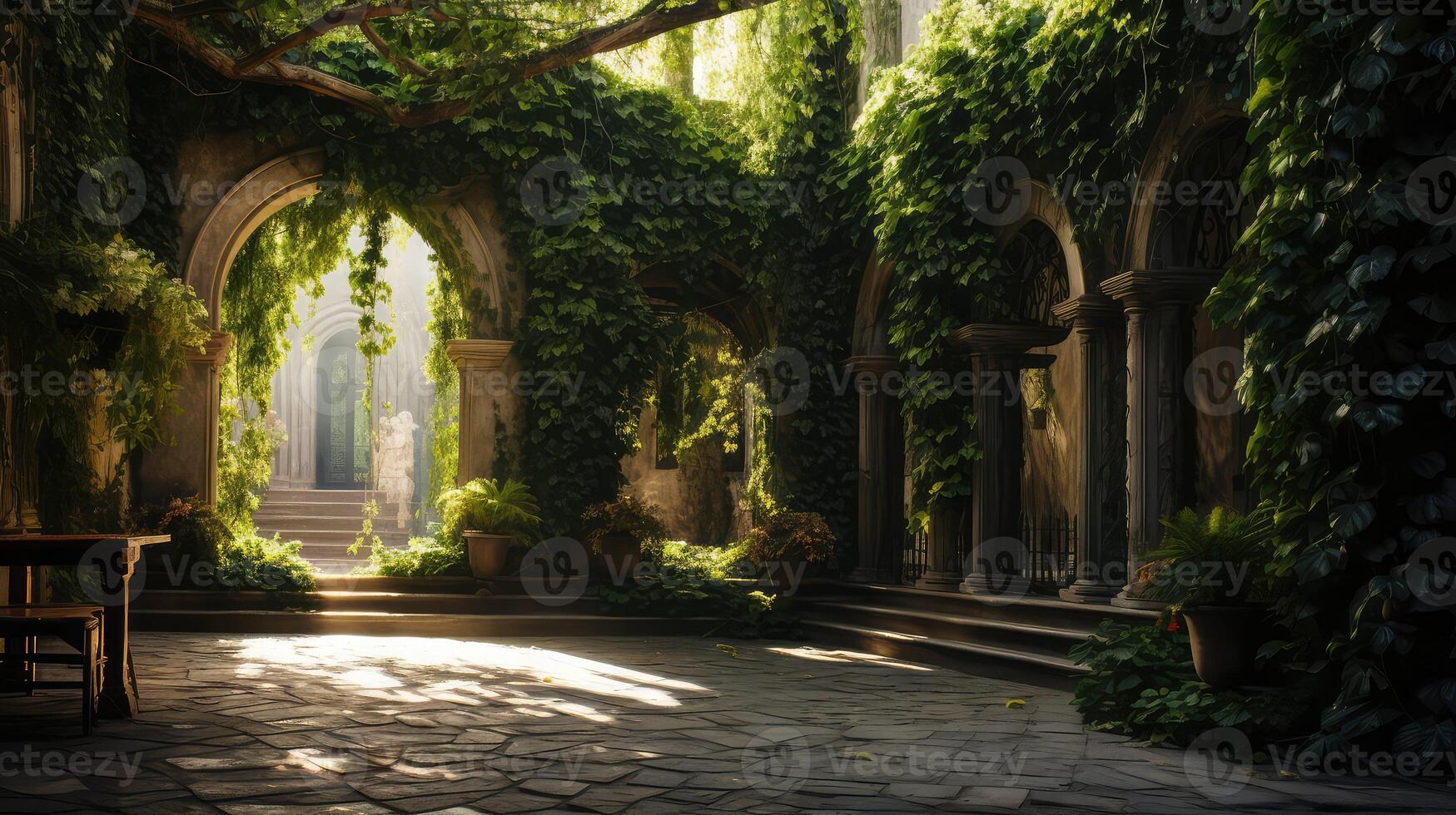 canopy vine wall photo
